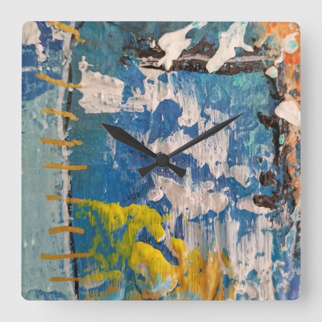 beautiful blue clock (Front)