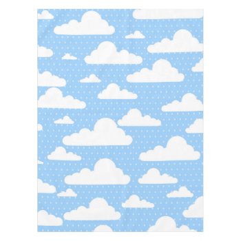 Beautiful Blue Clouds Tablecloth by Precious_Baby_Gifts at Zazzle