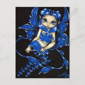 "Beautiful Blue Fairy" Postcard