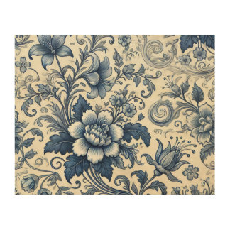 Beautiful blue flower art