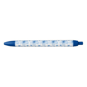 Beautiful Blue Flower Seamless Pattern Pen