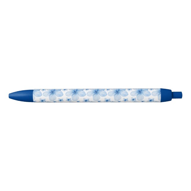 Beautiful Blue Flower Seamless Pattern Pen (Front)