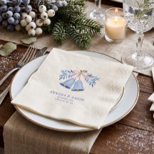 Beautiful Blue Holiday Wedding Bell