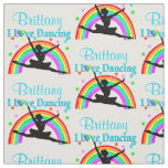 BEAUTIFUL BLUE I LOVE DANCING FABRIC