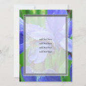 beautiful blue iris flowers (Front)