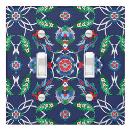 &#128153; Beautiful Blue Iznik Turkish tiles Light Switch Cover