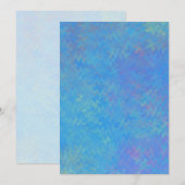 Beautiful Blue Marbled Paper Look (Front/Back)
