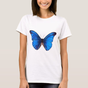 Beautiful Blue Monrach butterfly vintage art T-Shirt