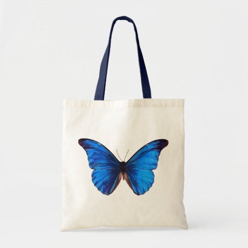 Beautiful Blue Monrach butterfly vintage art Tote Bag