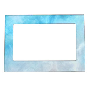 Beautiful Blue Ocean Marbled Magnetic Frame