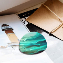 Beautiful Blue Ocean Waves Abstract