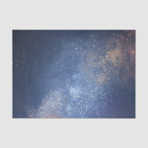 Beautiful Blue Outer Space Stars Milky Way Galaxy Tissue Paper