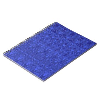Beautiful Blue Pattern Notebook by Gingezel at Zazzle