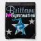 BEAUTIFUL BLUE PERSONALIZED GYMNASTICS NAP SACK