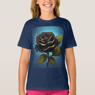 Beautiful blue rose designe T-Shirt