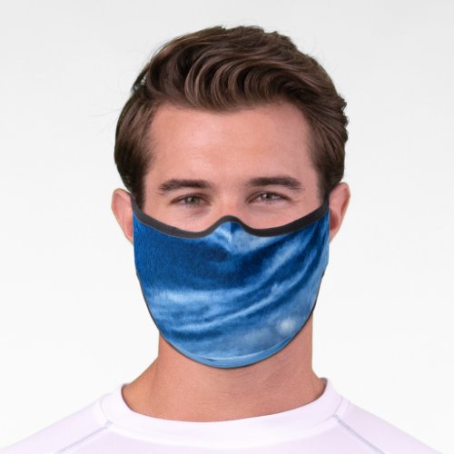 Beautiful Blue Sky Day Photographic Premium Face Mask