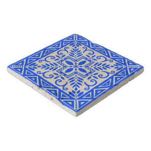 Beautiful Blue Tile Trivet