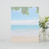 Beautiful Blue Tropical Beach (Standing Front)