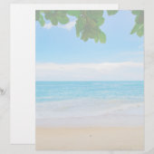 Beautiful Blue Tropical Beach (Front/Back)