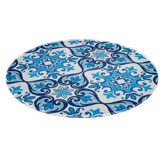 💙🤍 Beautiful blue - white Azulejos X,   Cutting Board (Corner)