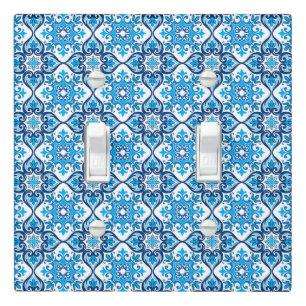💙🤍 Beautiful blue - white Azulejos X, Light Switch Cover