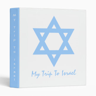 Beautiful Blue & White Star Of David Photo Binder