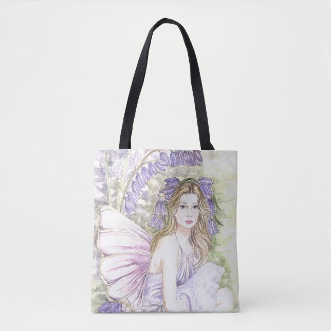 Beautiful Bluebell Fairy Tote Bag (Front)