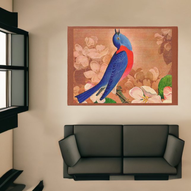 beautiful bluebird pattern rug (Insitu (Indoor 1))