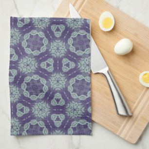Beautiful Blues Abstract Kitchen Towel