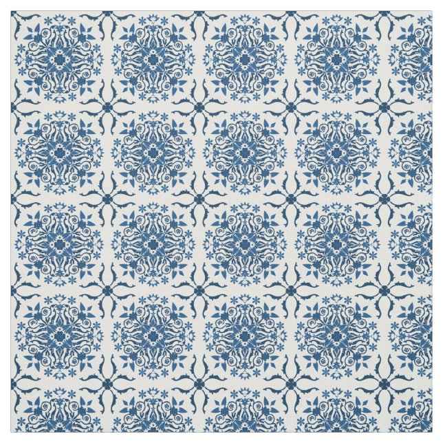 Beautiful Blues Boho Bliss Fabric (Swatch)