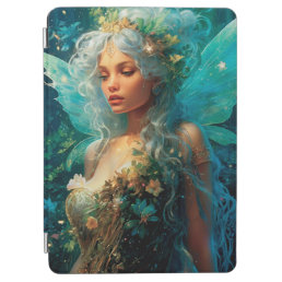 Beautiful Blues Fantasy Girl Arty iPad Air Cover