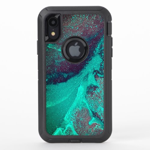 Beautiful Blues OtterBox Defender iPhone XR Case