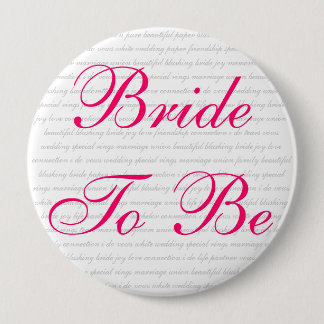 beautiful blushing bride joy love connection i ... button