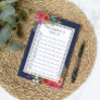 Beautiful Boho Bouquet - Custom Name To Do List Post-it Notes