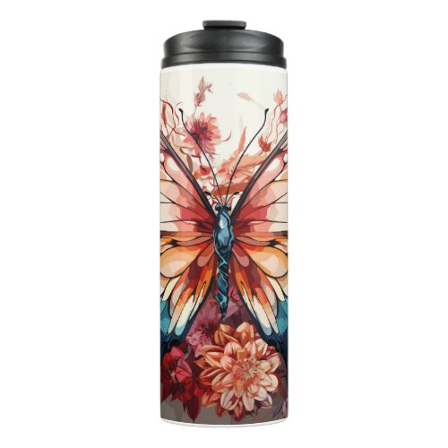 Beautiful Boho Butterfly Thermal Tumbler