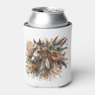 Beautiful Boho Horse  Can Cooler