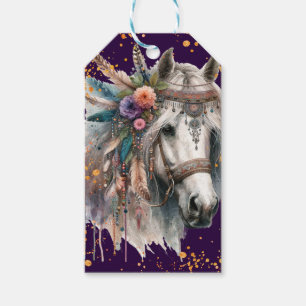 Beautiful Boho Horse Gift Tags