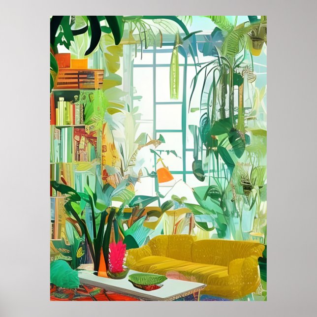 Beautiful Boho Living Room Poster (Front)