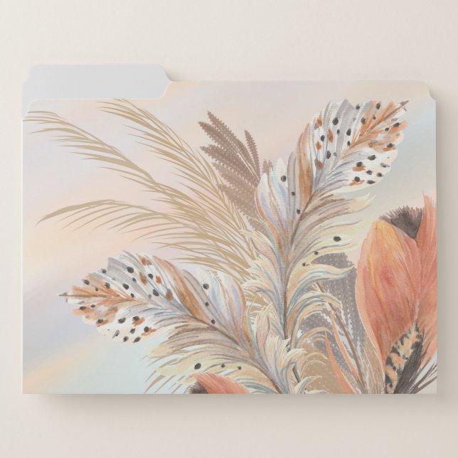 Beautiful Boho Style Folders (Front Left)