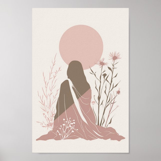 Beautiful Boho Woman Poster (Front)