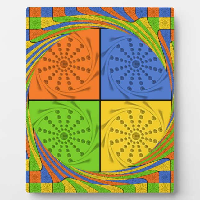 Beautiful Bold Egyptian Pattern: A Dazzling Design Plaque (Front)