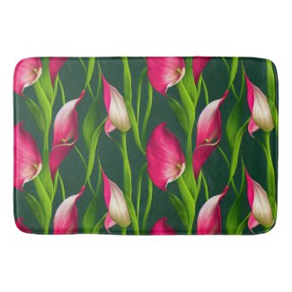 Beautiful Bold Pink & Green Calla Lilly Florals Wr
