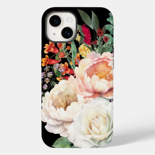 Beautiful Bold Watercolor Wildflower Case_Mate iPhone 14 Case