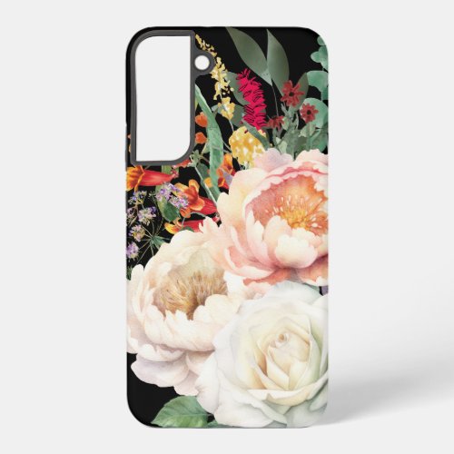 Beautiful Bold Watercolor Wildflower Samsung Galaxy S22 Case