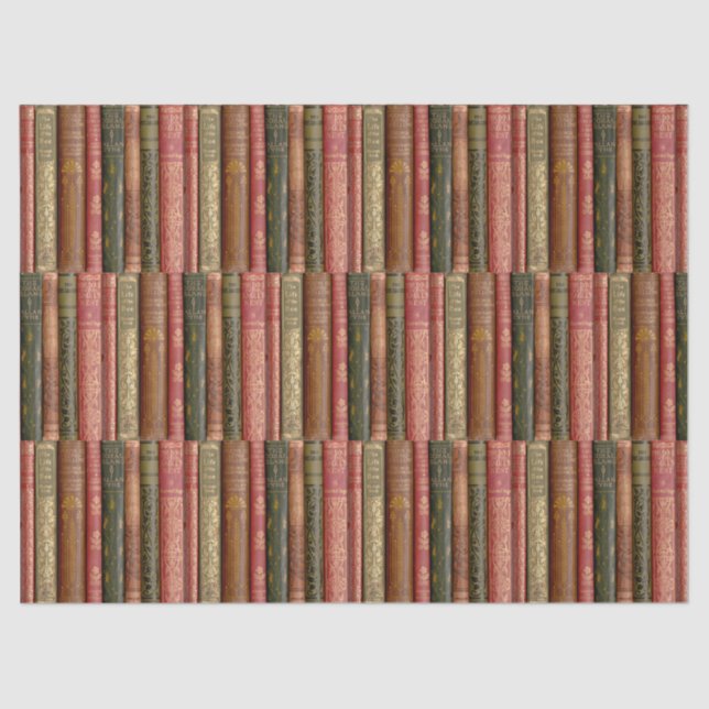 Beautiful Book Spines (Bee 3) Decoupage Tissue Paper (Front)