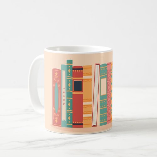 Beautiful Book Spines Coffee Mug