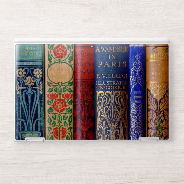 Beautiful Book Spines HP Laptop Skin (Front)