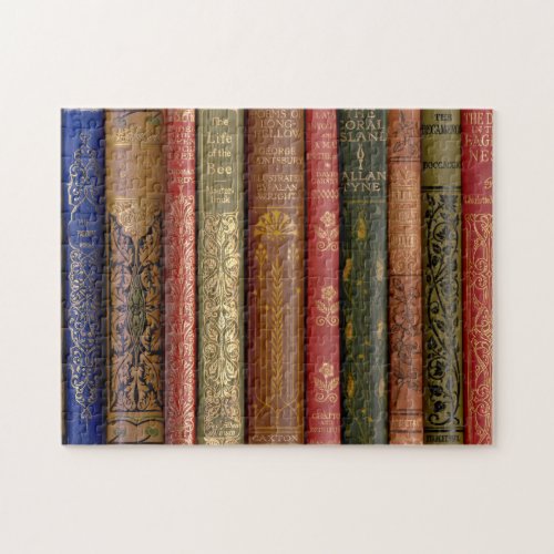 Beautiful Book Spines Jigsaw Puzzle