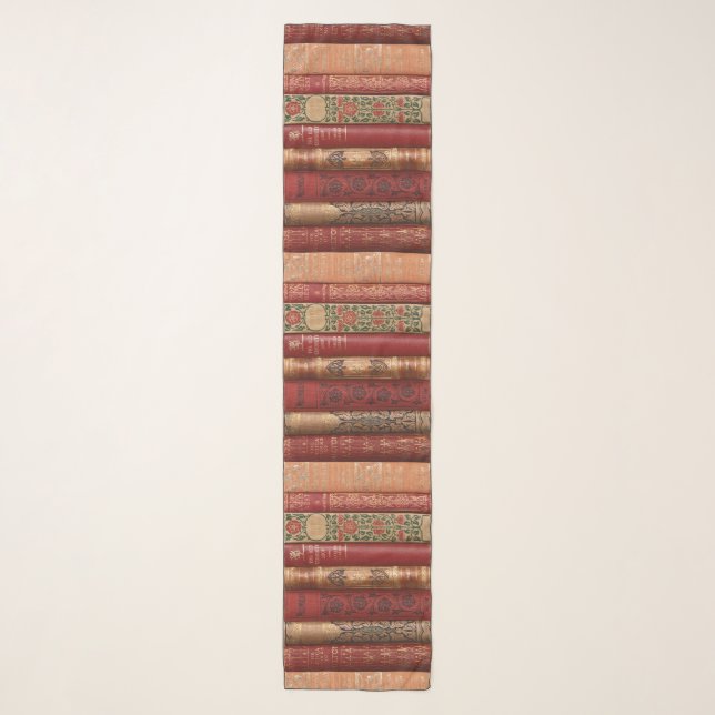 Beautiful Book Spines Scarf (Front)