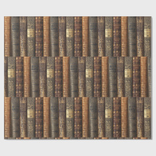 Beautiful Book Spines (Theater) Wrapping Paper